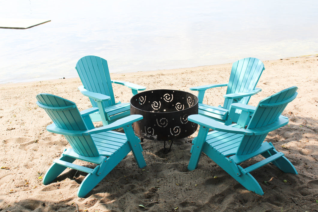 Set of 4 Deluxe Adirondack Chairs