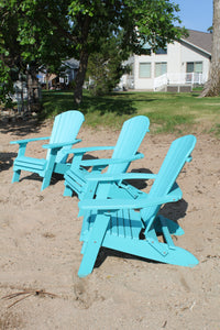 Solid Color Deluxe Folding Chair
