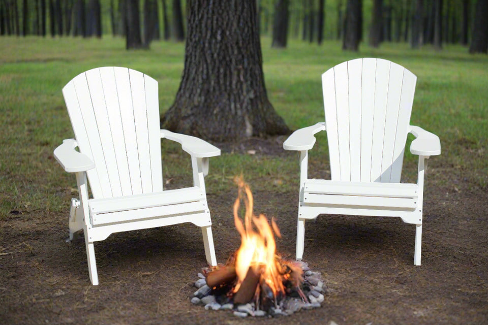 Set of 4 Deluxe Adirondack Folding Chairs