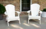 Solid Color Deluxe Folding Chair